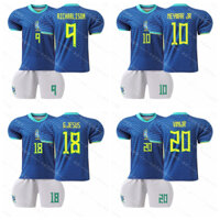 2024-25 Brazil Sân Khách Bóng Đá Người Lớn Trẻ Em Áo Bộ Neymar Vinicius Richarlison Chúa Giêsu Thể Thao