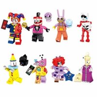 2024 8PCS The Amazing Digital Circus Action Figure Building Blocks Set Gift