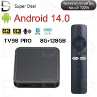 2024 Android TV Box TV TV98 PRO RAM 8GB + ROM 128GB Wi Fi 5G Android 14 8K / HD TV Box Hỗ trợ Wifi Box TV kỹ thuật số Smart TV Box