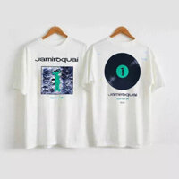 2024 Áo nam waffle Áo Jamiroquai Japan Tour '95 2 Mặt Unisex Tay Ngắn Áo Cổ Điển xs-3xl