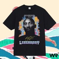 2024 Áo thun unisex Wright huyền thoại bóng rổ Mỹ chữ kí vàng Kobe Bryant phong cách vintage