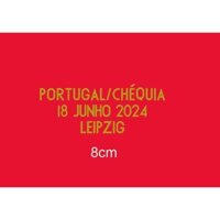 2024 Bồ Đào Nha Chi Tiết Trận Đấu Bồ Đào Nha Vs Huy Hiệu Miếng Dán Bóng Đá Séc