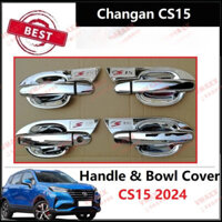 2024 Changan Cs15 Chrome Tay nắm cửa ô tô Bát Cover Phụ kiện ô tô
