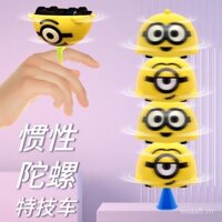 2024 Đồ chơi Minions mới, xe đẩy tay quay, xếp chồng vui nhộn, xe kéo lùi, xe quán tính nhỏ cho bé trai