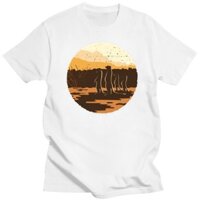 2024 Gildan quà tặng tay ngắn cho nam Áo nam trưởng thành Áo nam mới Meerkat Hoàng hôn sa mạc Phong cách Safari Nam xs-3xl