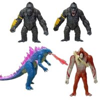 2024 Godzilla vs. Mô hình nhân vật hành động có thể giả định Kong Scar King Stone Monkey