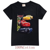 2024 Hàng Mới Về McQueen Áo Thun Bé Mùa Hè Áo Thường Ngày Bé Trai Bé Gái Áo Ngắn Thời Trang Dễ Thương Áo Thun 100-150cm