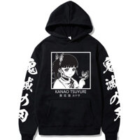 2024 Hot Demon Slayer Kimetsu No Yaiba Anime Áo Hoodie Hip Hop Áo Chui Đầu Cho Người Lớn