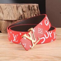 2024 Louis Vuitton LV Thương Hiệu Chính Hãng Dây Da Nam Nữ Cao Cấp Thiết Kế Thắt Lưng Kinh Doanh Thường Ngày Chất Lượng Cao Chữ L Khóa Cao Cấp Da Bò Chiều Rộng 3.8cm L14