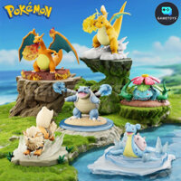 2024 Mô hình Pokemon Showdown mới cực kỳ ngầu và chính hãng (Langbowang) Charizard Venusaur Blastoise