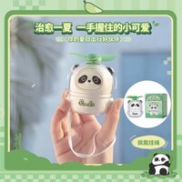 2024 Mới Cầm Tay Mini Gấu Trúc Quạt Nhỏ USB Sạc Dễ Thương Để Bàn Di Động Ngoài Trời Quạt Nhỏ