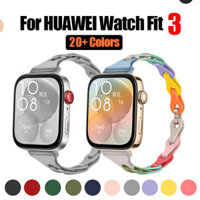 2024 Mới Cho HUAWEI Watch Fit 3 Vòng Tay Rỗng Thời Trang, Dây Đeo Thay Thế Thời Trang Silicon
