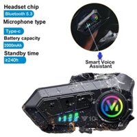 2024 Mới Đa Năng Chống Nước Xe Máy Tai Nghe Bluetooth Không Dây IPX6 Chống Thấm Nước Siêu Tiếng Ồn Khử Tiếng Ồn