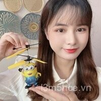 2024 Mới Điều khiển từ xa Minions bay thông minh Máy bay cảm biến tay Đồ chơi trẻ em bay lơ lửng