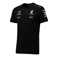 2024 Mới F1 Racing Suit + Áo Đội Mercedes AMG Petronas + Áo nam Nữ Tay Ngắn Mùa Hè