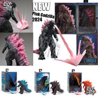 2024 Mới Godzilla Nhân Vật Hành Động NECA Godzilla Màu Hồng Mô Hình Trang Trí Búp Bê Bộ Sưu Tập Quà Tặng