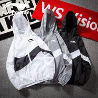 2024 Mới Li Ning UV Áo Khoác Nam Nữ Phong Cách Hồng Kông Áo Khoác Thoáng Khí Chống Nắng Xu Hướng Quần Áo Phiên Bản Hàn Quốc Áo Khoác Siêu Mỏng Chống Tia UV Da Áo Khoác Chống Nắng