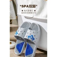 2024 Mới Massage Dép Cứng Gai Acupoint Chân Trị Liệu Giày Massage Chân Hạt Nam Sử Dụng Tại Nhà Cặp Đôi Mùa Hè Nữ Chống @ -