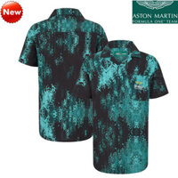 2024 Mới Nhất F1 Racing Suit + Aston Martin Team 2024 F1 Racing Jersey + Mùa Hè Nam Nữ Áo Sơ Mi Polo Tay Ngắn