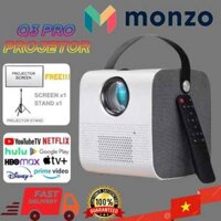 ✨2024 NEW✨ Máy chiếu MONOZ Q3 Pro Android Projector WIFI LED LCD 4K HD 1080p 8000 Lumens BẢO HÀNH 5 NĂM