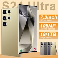 2024 New S24 Ultra điện thoại 7.3 inch Toàn màn hình 4G 5G giá rẻ 16GB+1TB 7800mAh điện thoại rẻ cho học sinh Hai SIM
