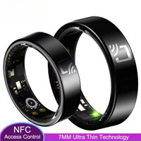 2024 NFC Gốm Sứ Vòng Thông Minh IPX8 Chống Nước Theo Dõi Thể Dục Thông Minh Nhịp Tim Huyết Áp Theo Dõi Nhẫn Thông Minh Nam Nữ