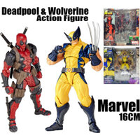 2024 Phim Mới Deadpool & Wolverine Nhân Vật Hành Động Deadpool Revoltech Wolverine X-MEN Logan Nhân Vật Hành Động 16CM Mô Hình Đồ Chơi Búp Bê