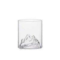 2024 Phong Cách Fuji Bottom Cao Borosilicate Rượu Whisky Glass Đối Với Đảng