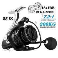 2024 Phong Cách Mới Tất Cả Kim Loại Máy Câu Cá Biển Cần Dài Đúc Câu 18 + 1BB 200kg Máy Câu Cá Lực Kéo Tối Đa