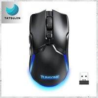 【2024 Release】Gaming Mouse Wireless 2WAY Wireless 2.4GHz/Wired Dual Support 10000DPI High Precision Low Latency Symmetrical Lightweight 80g 6 Programmable Buttons PMW3325 Optical Sensor Up to 120 Hours of Operation High Durability RGB Gaming Mouse Wireles