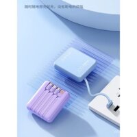 2024 Sạc dự phòng mới 20000mAh dung lượng cực lớn có thể mang lên máy bay, siêu mỏng, nhỏ gọn, di động với cáp tích hợp