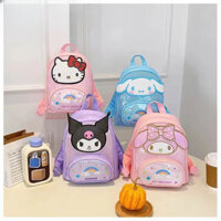 2024 Sanrio Ba lô trẻ em chính thức Phim hoạt hình dễ thương Quà tặng ngọt ngào Túi đi học chất lượng cao