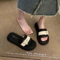 2024 Siêu Nóng Đẹp Dép Nữ Mặc Ngoài Thời Trang Đế Dày Ngày Phù Hợp Với Váy Phù Hợp Với