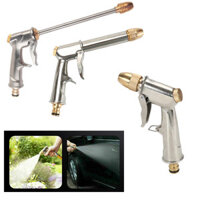 2024 Súng phun nước áp lực cao Kim loại Vòi phun bằng đồng thau Vòi tưới vườn Ống bãi cỏ Rửa xe Xịt phun nước gia dụng Dụng cụ ô tô bền bỉ