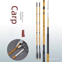 2024 Thiết kế tre mới Cần câu giả siêu nhẹ siêu mỏng sợi carbon 37 điều chỉnh cần câu Đài Loan