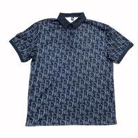 2024 Trạm Châu Âu Áo Thun Nam Dạo Phố Chữ Đầy Hoa Hợp Thời Trang Nam Thiết Kế Cảm Giác Áo polo Tay Ngắn Áo Sơ Mi Nam Ôm Hơn Nhìn polo Cổ Áo Top