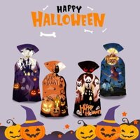 2024 Túi Kẹo Halloween Mới Túi Tote Ma Quỷ Túi Quà Tiệc Halloween Túi Kẹo OPP