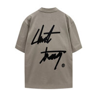 2024ÁO THUN BIG SS trà sữa CHUỘT TRẮNG