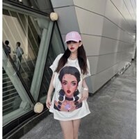 2024Áo Thun Chất Loại 1 In To Cô Gái IN Cao Cấp 2 Mặt KÈM VIDEO HÌNH THẬT