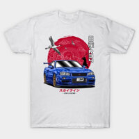 2024Áo thun chuẩn xịn đẹp mới JDM Nippon Nissan Skyline GTR R34 TShirt - TEE29 S-5XL 522