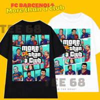 2024Áo thun in hình bóng đá Barcenola More than a Club, Chất 100% Cotton Thoáng Mát Cho Nam Nữ wh3579