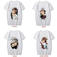 2024BTS Kpop Áo thun J-HOPE JIMIN SUGA JUNG KOOK Hàng đầu Tees