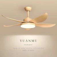 2024Đèn Quạt Gió Kiểu Mới Đèn Quạt Gỗ Phòng Ăn Đèn Chùm Đèn Treo Cổ Điển Gia Dụng Phòng Khách Đèn Chùm Quạt Điện Tích Hợ