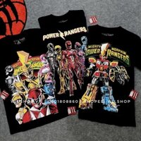 2024(M, L, XL, XXL) ÁO SIÊU NHÂN POWER RANGER - MIGHTY MORPHIN - ÁO THUN UNISEX