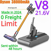 2024New for Dyson V8 21.6V 38000mAh Replacement Battery Absolute Cord-Free Vacuum Handheld Vacuum Cleaner Dyson V8 18650