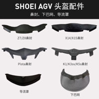 [2024NEW] Phù hợp với mũ bảo hiểm AGV bịt mũi pista arai bảo vệ mũi RX7X bịt mũi SHOEI bảo vệ mũi