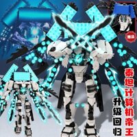 2024New Titan Computer Man Upgraded Compatible with Lego Blocks Toilet Man Surveillance Computer Man Assembly Toy XOJK