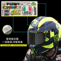 [2024NEW]Agv số 46 Rossi Ý rùa Vua Mũ bảo hiểm xe máy nhãn dán phản quang dán ống kính sửa đổi chống nước chống nắng