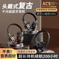 2024NewinsAmerican Retro Style Wireless Bluetooth5.3Headset Dynamic Bass Boost Headset Mobile Phone Computer 2ITO