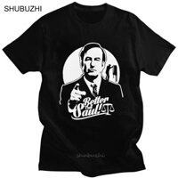 2024Stylish Better Call Saul Tee Tops Men'S Short Sleeved Goodman Drama Legal Tv Show T Shirts Fitted Soft Cotton Tshirt
